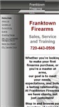 Mobile Screenshot of franktownfirearms.com