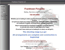Tablet Screenshot of franktownfirearms.com
